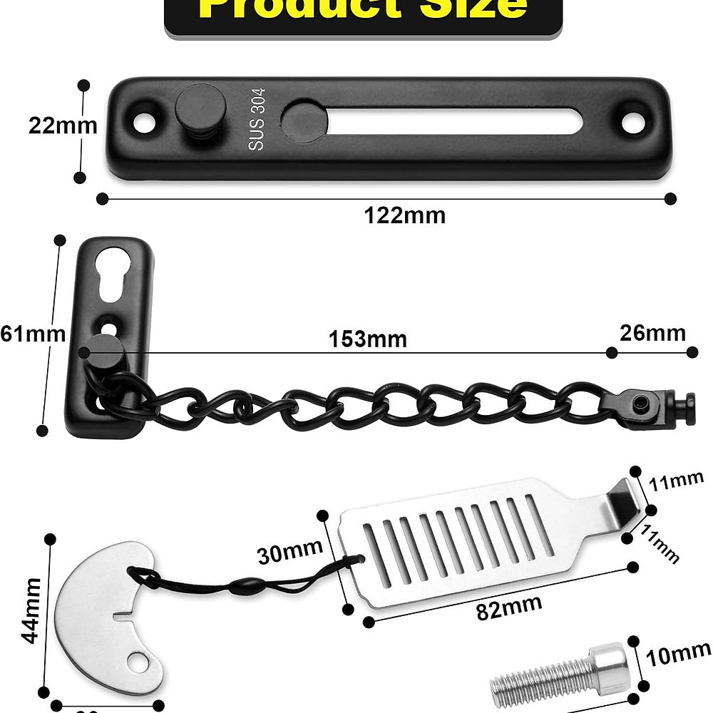 Siguranta usa, incuietoare securitate, set de 2