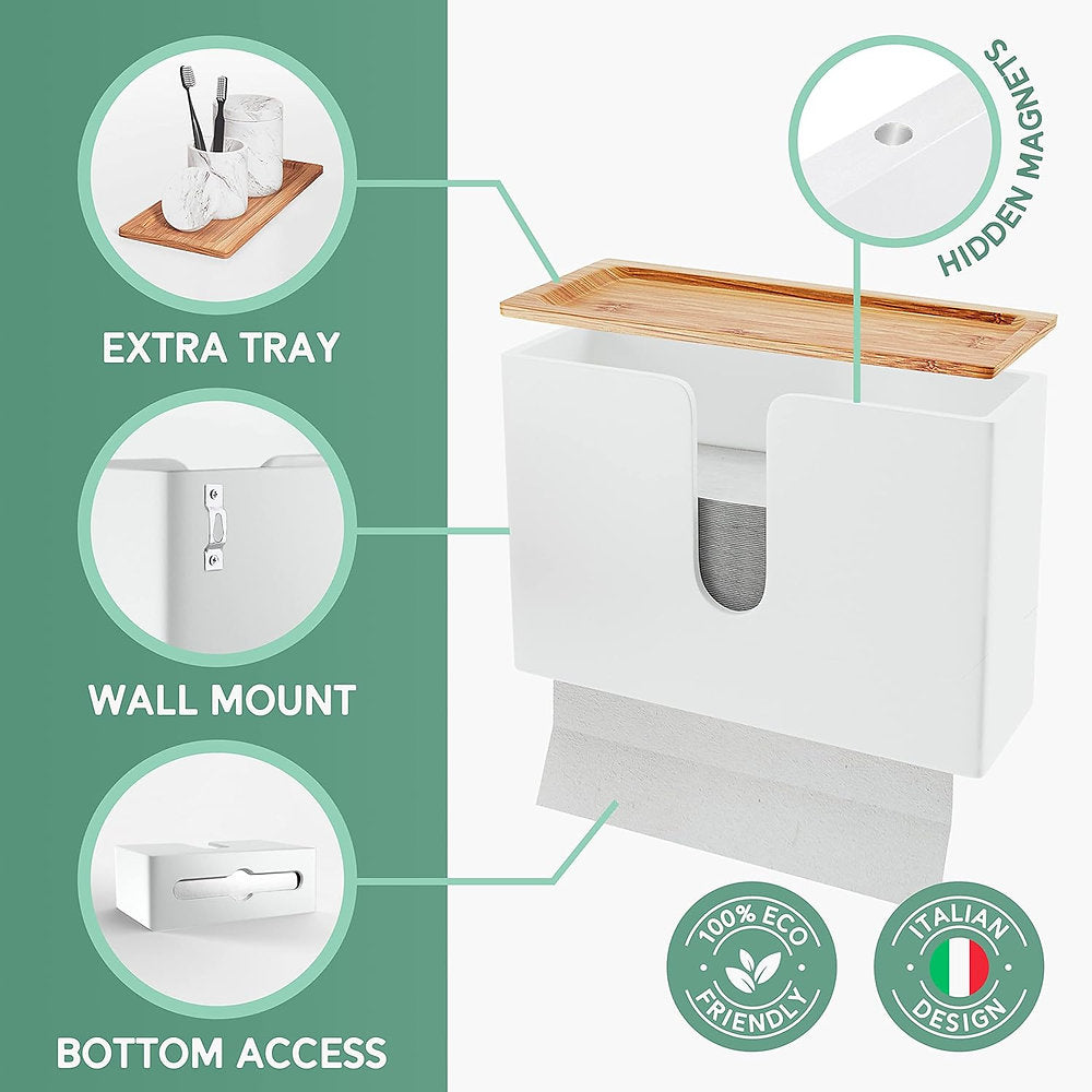 Dispenser servetele, Nature Supplies, 29x12x21cm, bambus