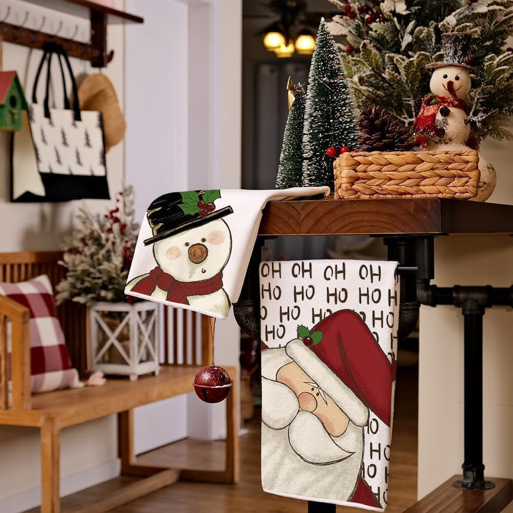 Set de 2 prosoape decorative Craciun, 40x60cm