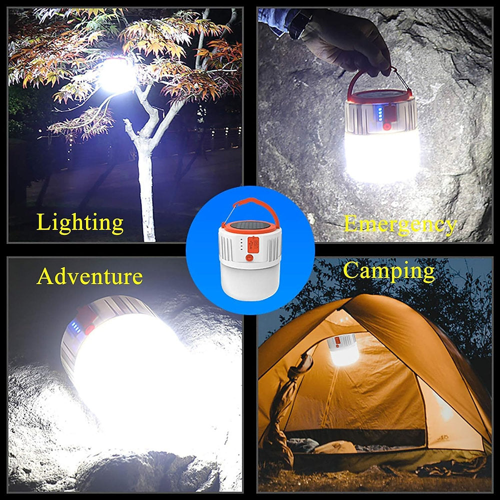 Lampa solara portabila, usb, camping drumetii