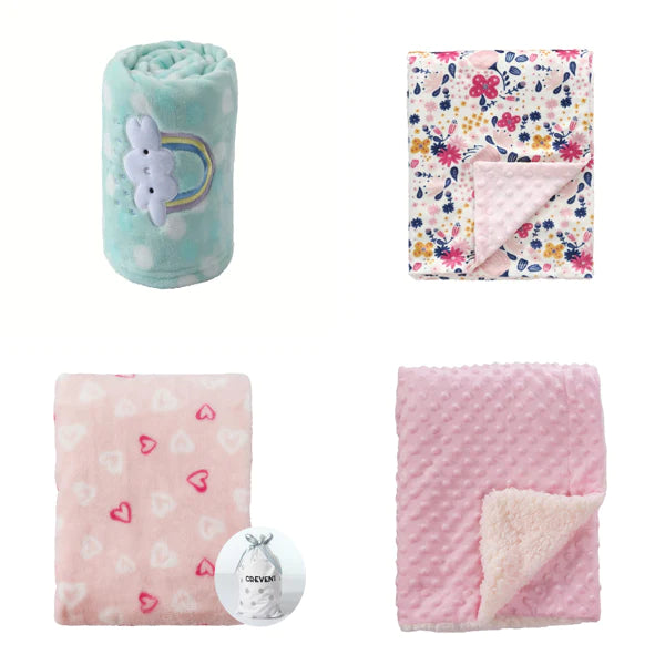 Patura moale,pufoasa pentru patut bebelusi,copii, 100x75cm