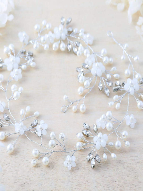 Accesoriu par lung mireasa