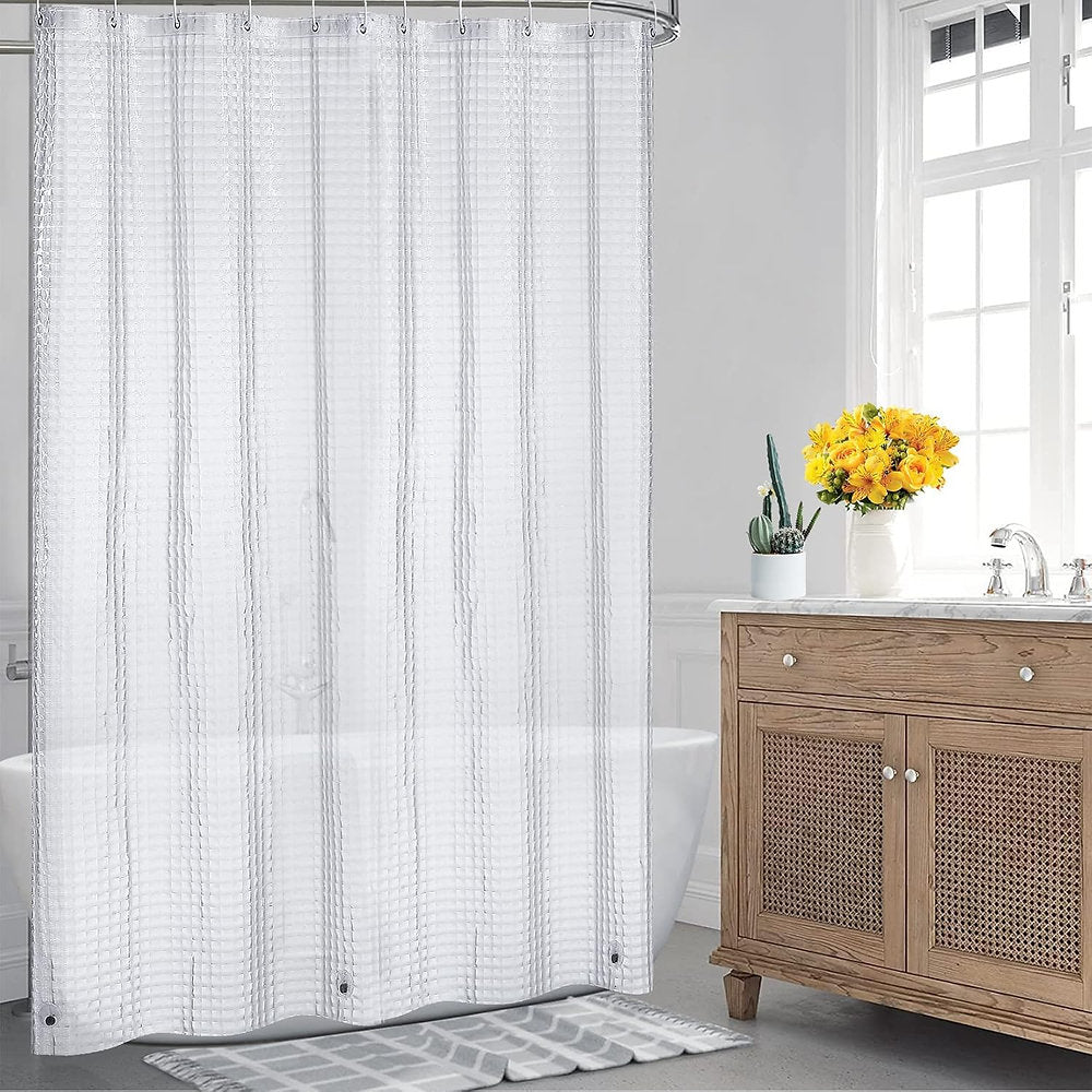 Perdea de duș LuxFocus cu 12 cârlige, 130 g/m², 178x90 sau 183cm