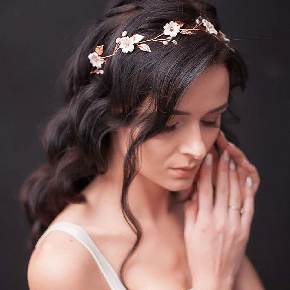 Accesorii par mirese bentite, diferite modele, flori, perle