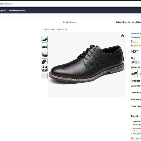 Pantofi barbati cu siret Bruno Marc, negru, 44