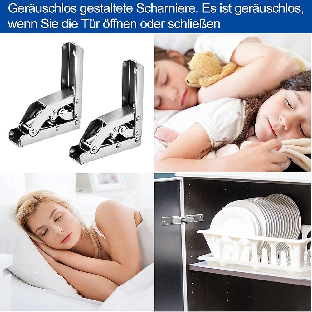 Balamale usa dulap masa cu amortizor si suruburi, 90°, 68x68mm, set de 2