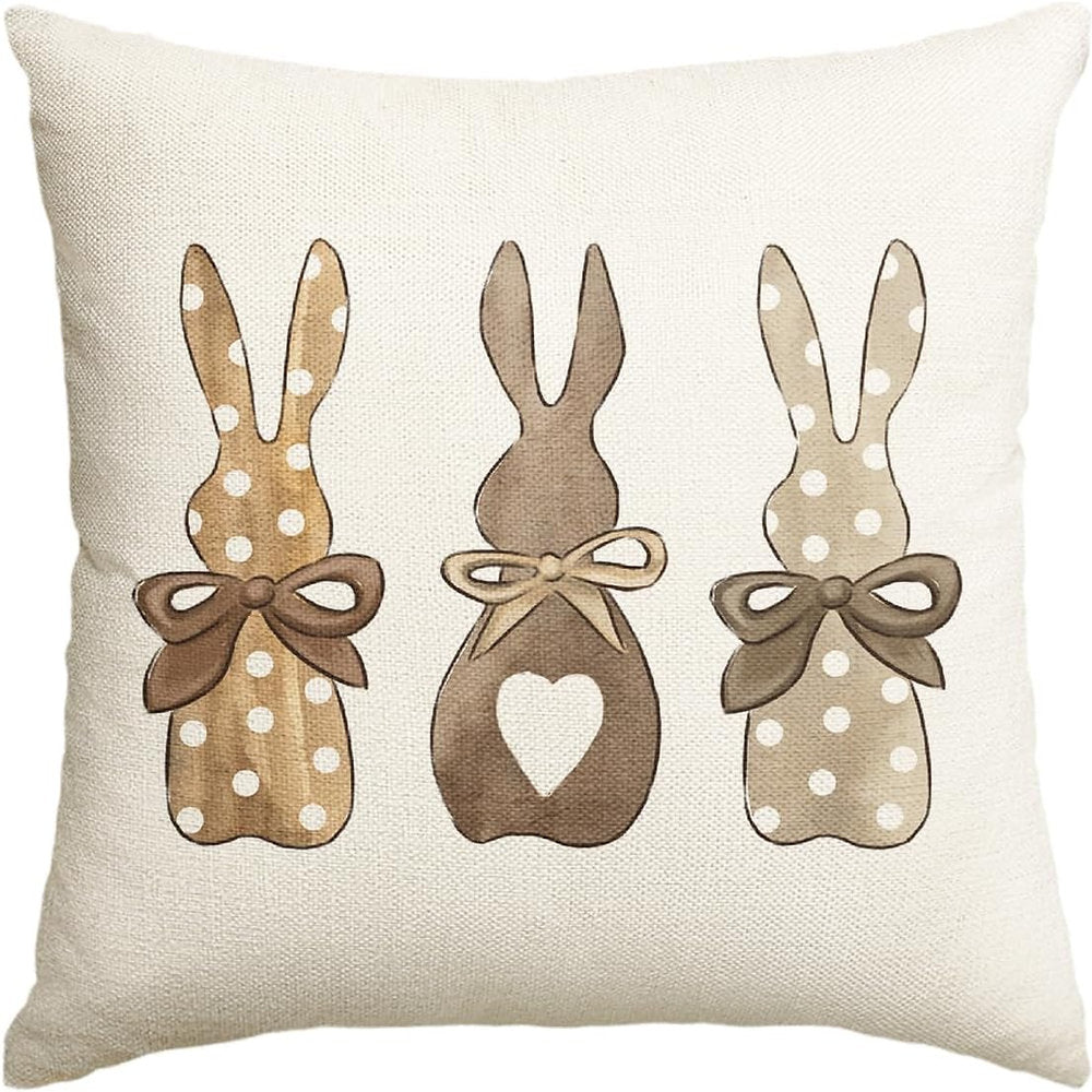 Fata de perna paste, Artoid, Polka Dots Rabbits, 45 x45cm, set de 2