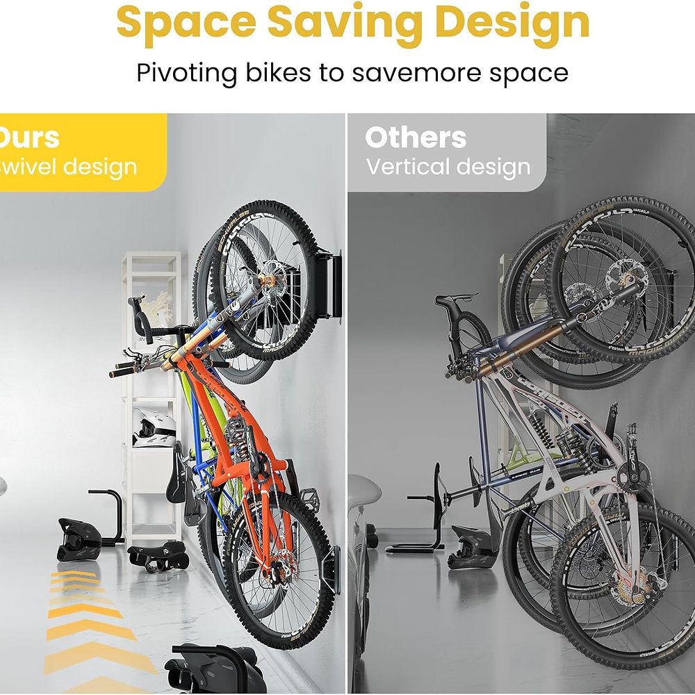 Carlig suport bicicleta, Putorsen, pe perete, reglabil, max 35kg, set de 2