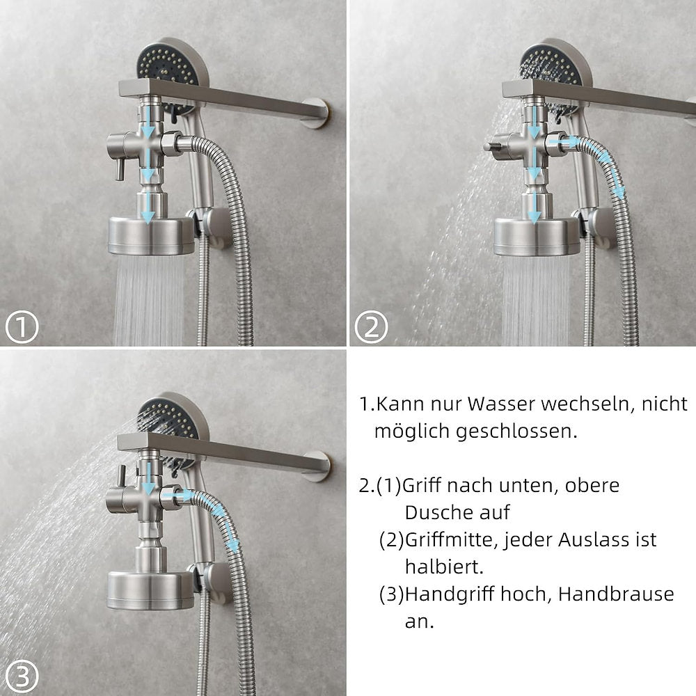 Deviator comutator robinet 3 cai, Ciencia, nichel