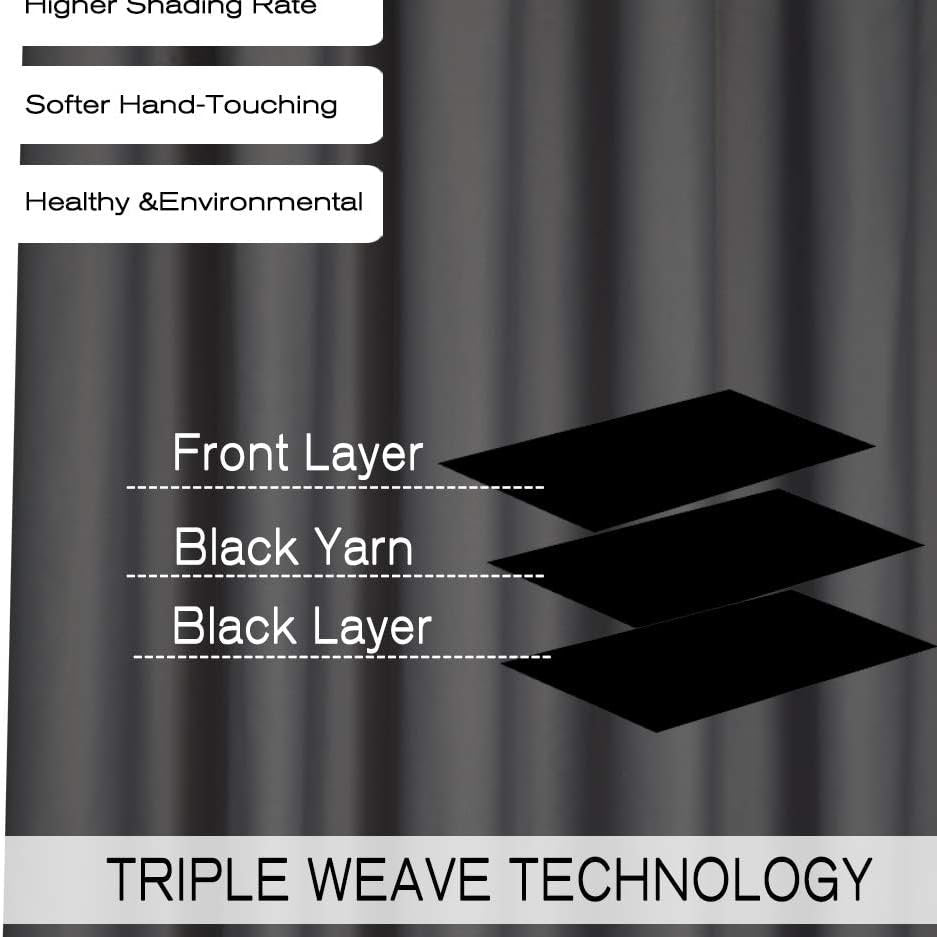 Draperie blackout PANOVOUS, L 457 cm x H 244 cm,