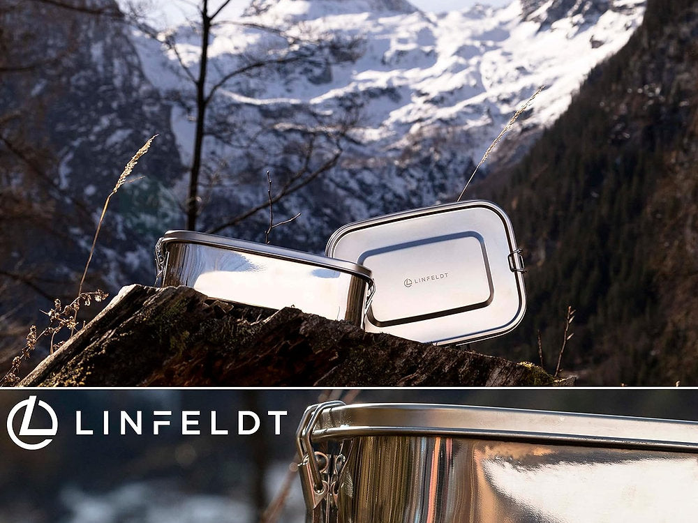 Cutie pranz, camping,picnic, compartimentata, 1.4 litri, inox, premium