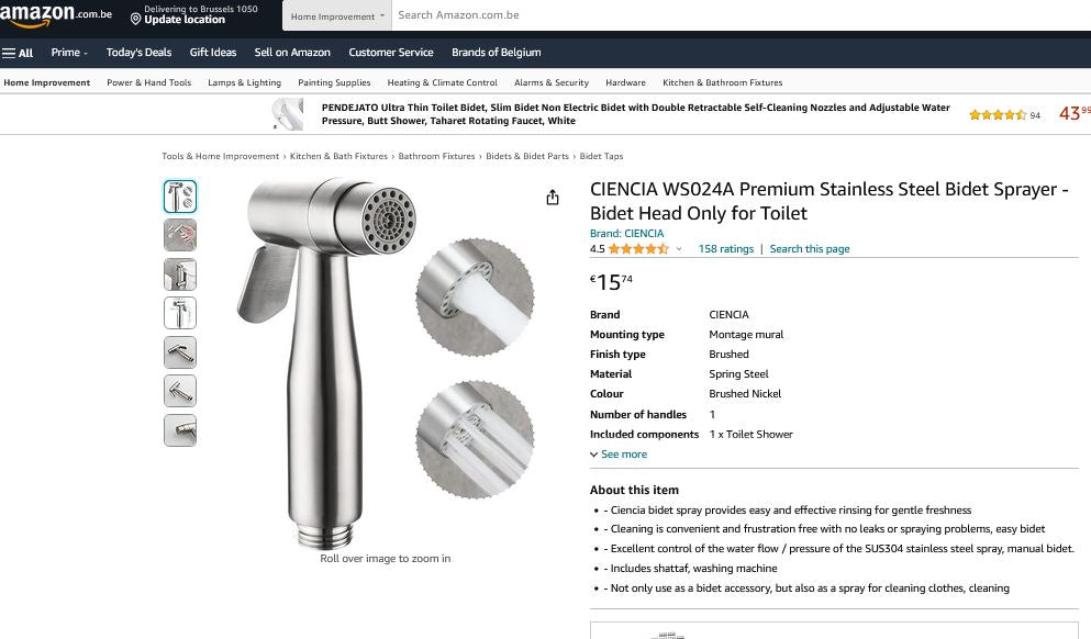 Pulverizator bideu CIENCIA WS024A