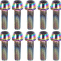 Set 10 Suruburi cu Saibe pentru Bicicleta, M6x20mm, Multicolor