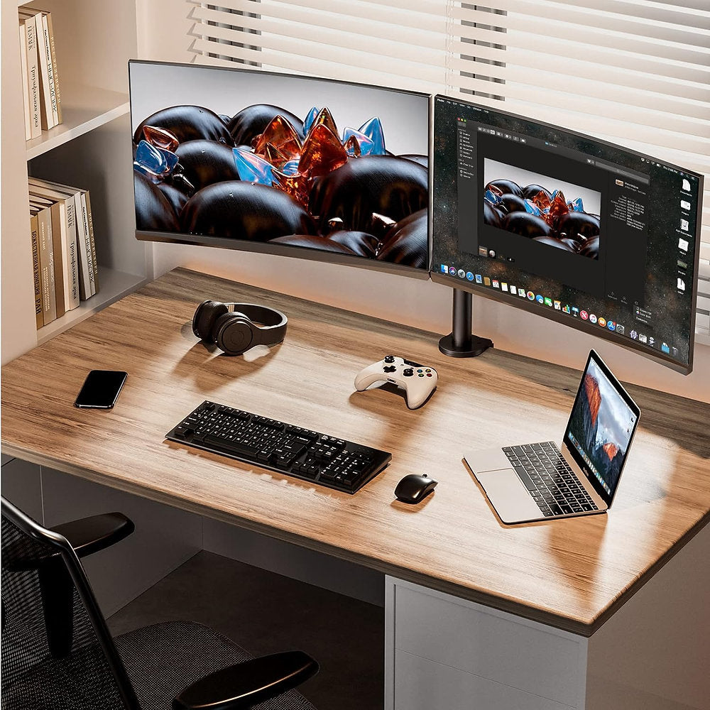 Suport doua monitoare, ErGear, 13-32", reglabil, inclinare