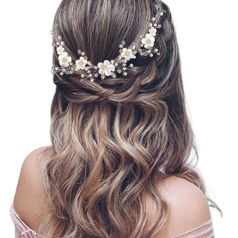 Accesorii par mirese bentite, diferite modele, flori, perle