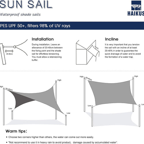 Copertina HAIKUS Premium 3x3 m, crem