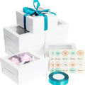 Cutii biriose cu ferestra, 4 insertii, patiserie,biscuiti, brownies, 30 cutii