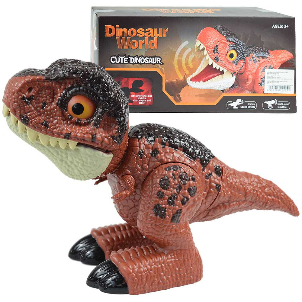 Jucărie Dinozaur World Tyrannosaurus Rex Dino, mișcă gura, voce 3+
