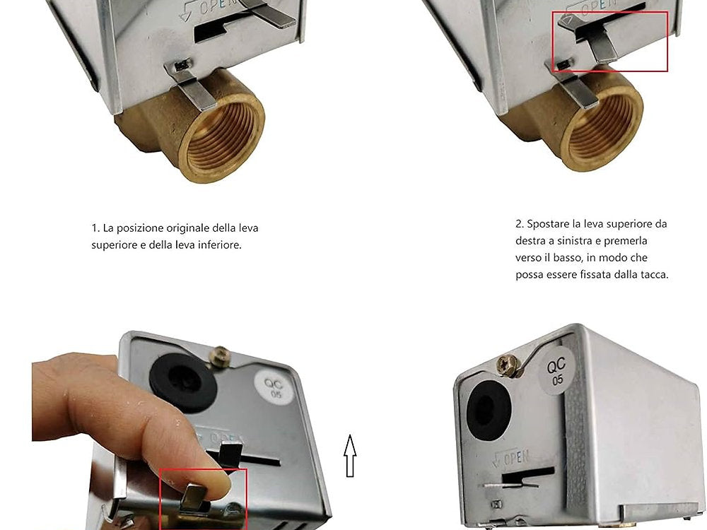 Valva motorizata, Valemo, 2 cai - 3/4 , alimentare 230V AC