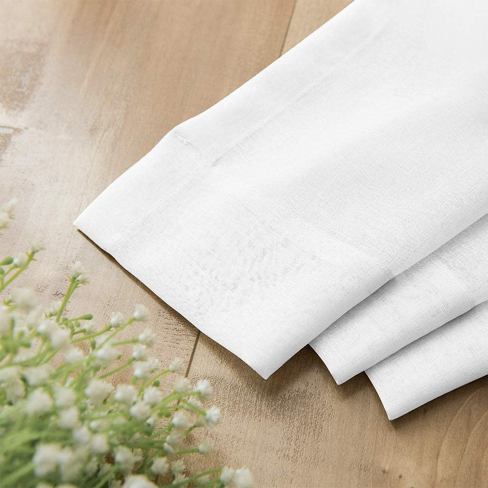 Perdele albe, voal, topick, 140 x 245cm