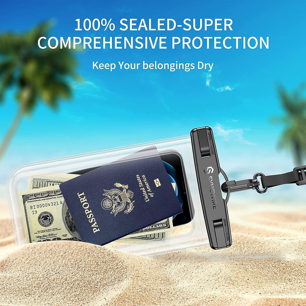 Set de 2 Husa subacvatica, Syncwire, rezistenta la apa, zapada, telefon