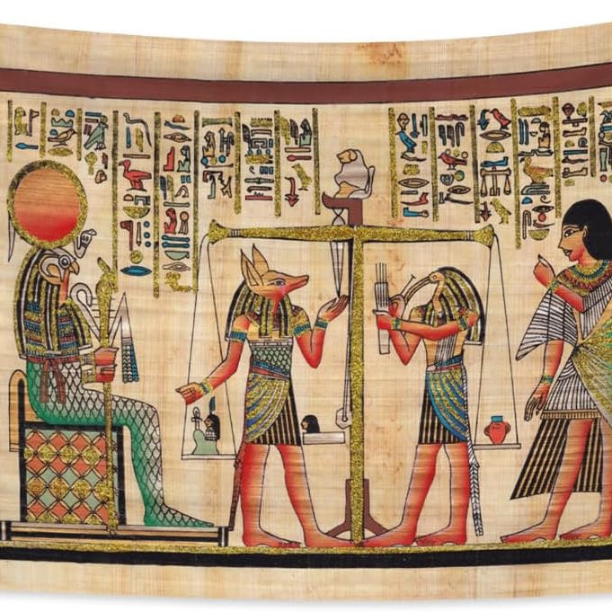 Canvas decorativ motiv egiptean, 100x150cm