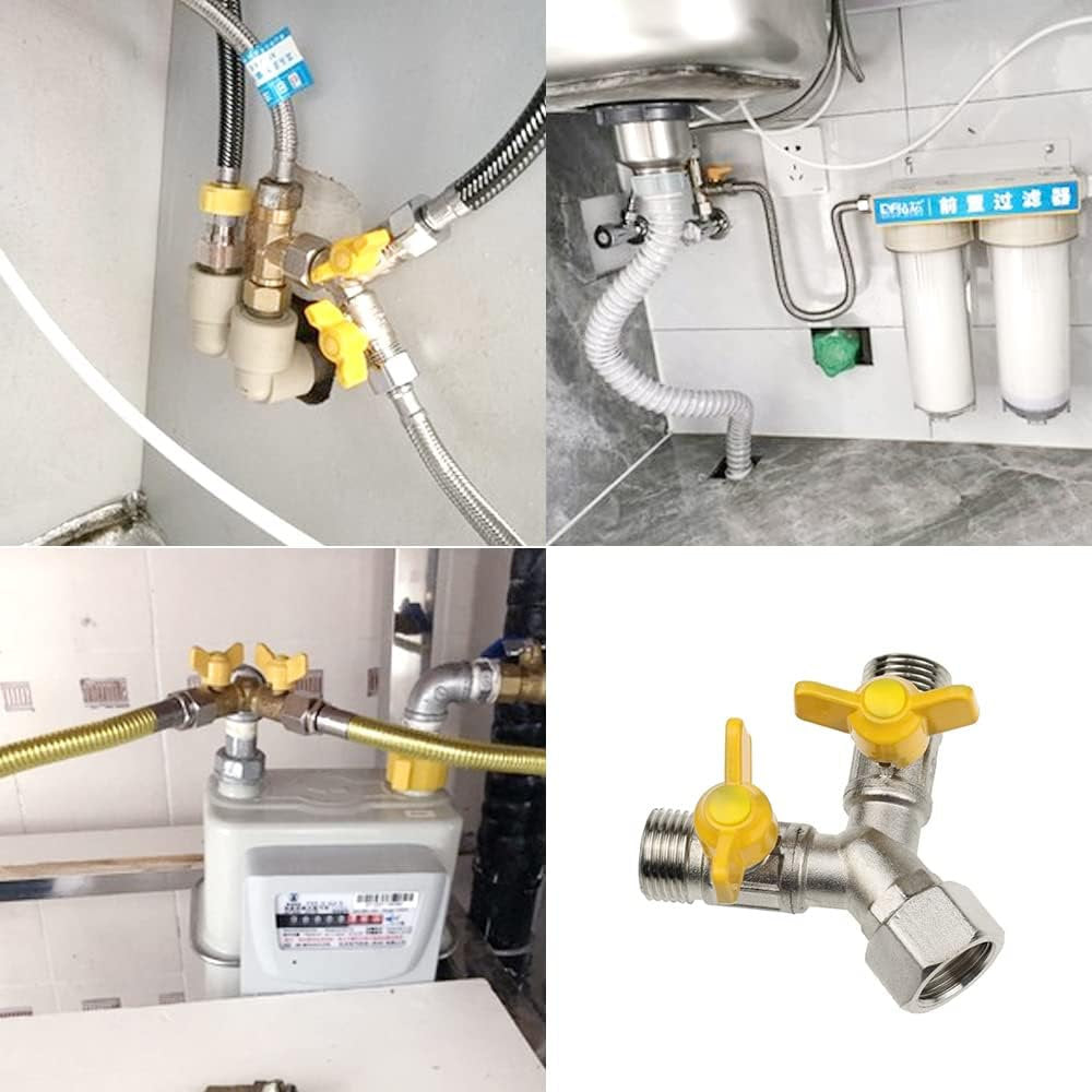 Deviator, Comutator Alamă 1/2 inch Supapă de distribuire în Y