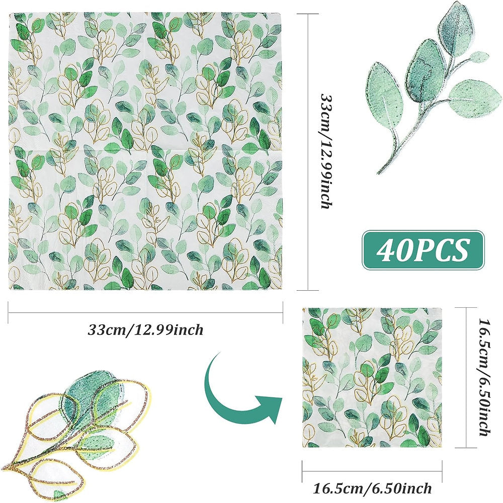 Servetele decorative, set de 40, 33x33cm