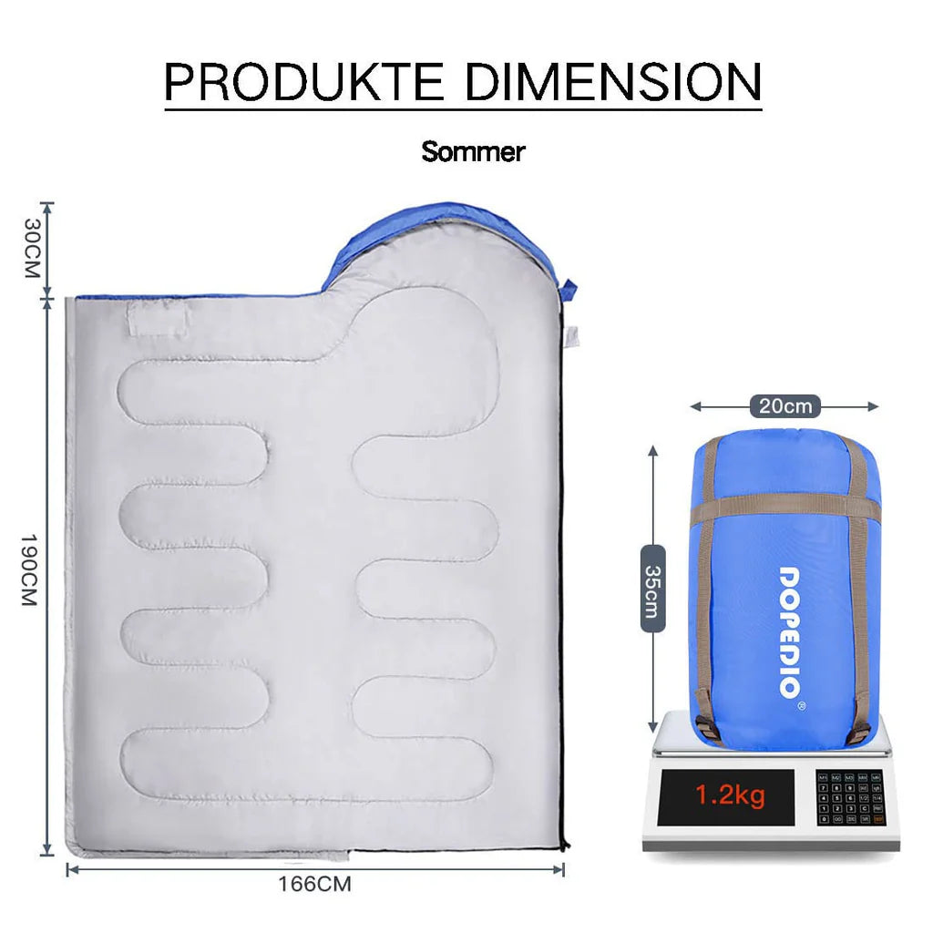 Sac de dormit vara, Dopedio, 220 x 81cm