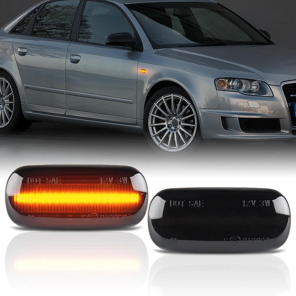 Lampi semnalizatoare AUDI cu LED-uri POPMOTORZ, pachet de 2