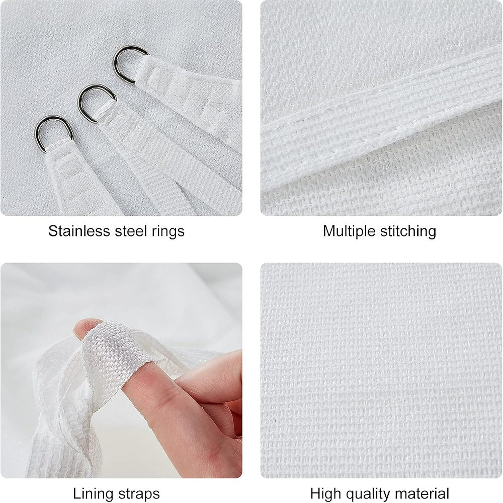 Copertina, prelata HAIKUS, protectie solara Premium 3x3 m, alb