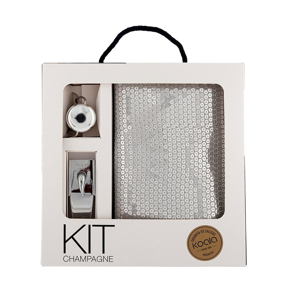 Set Sampanie Deluxe cu geanta frigorifica, deschizator