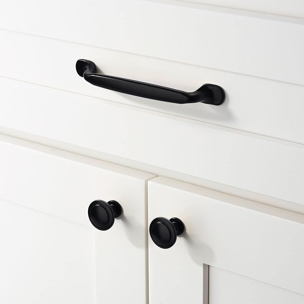 Maner mobila, sertar Furniware, negru, 193mm
