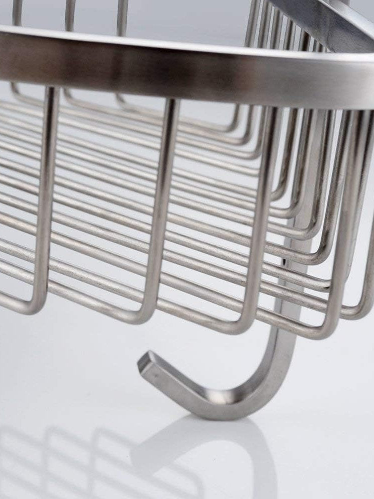 Rafturi perete Konhard CS002 INOX periat, pentru baie și duș, pe 2 nivele