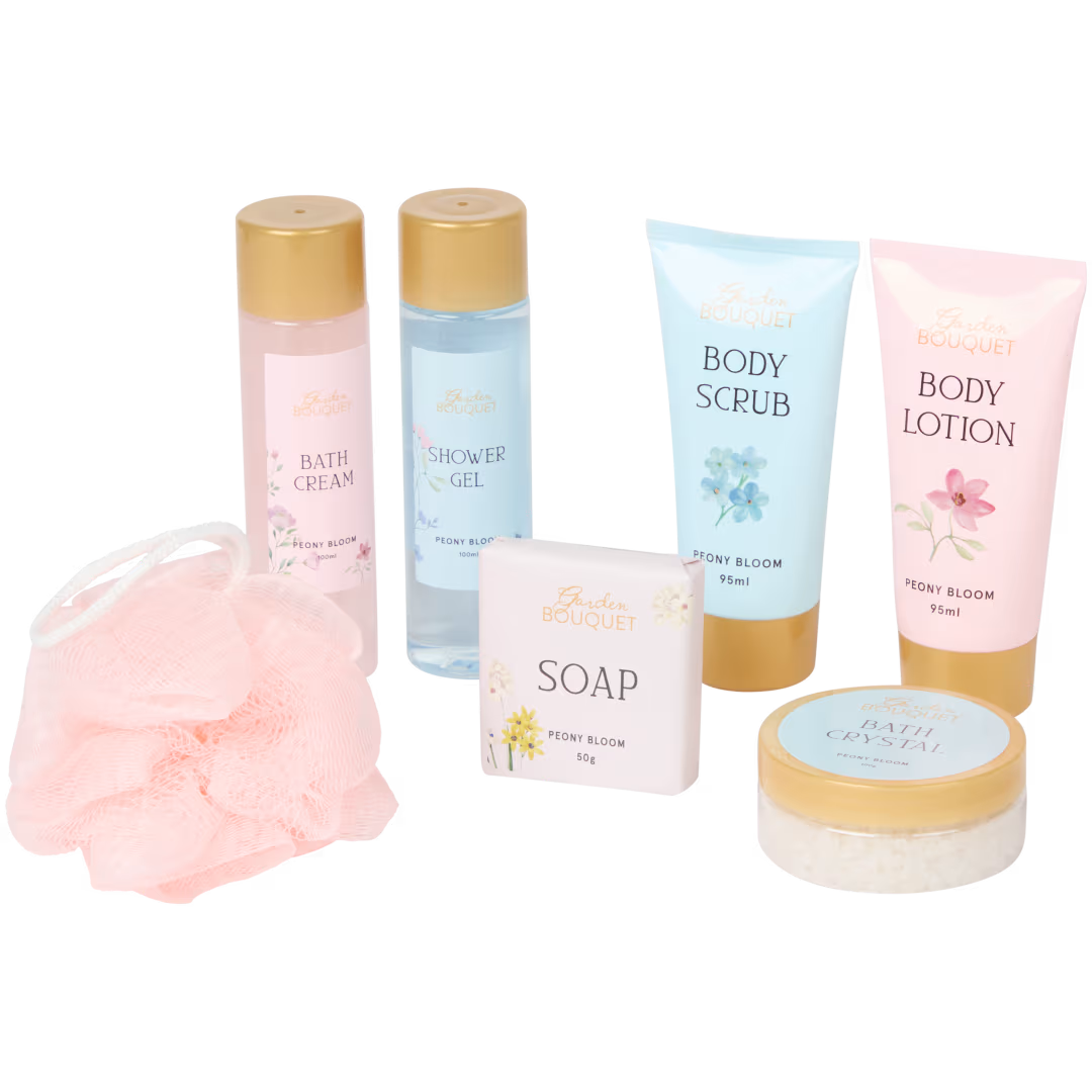 Set cadou spa Body Care, Garden BOUQUET, 7 piese, 24 x 28cm