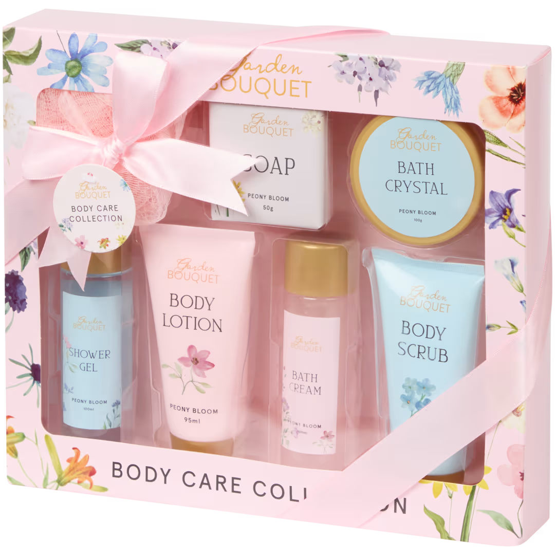 Set cadou spa Body Care, Garden BOUQUET, 7 piese, 24 x 28cm