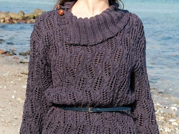 Kit tricotat bumbac egiptean, cadou Chinese Lanterns 339, XS roz