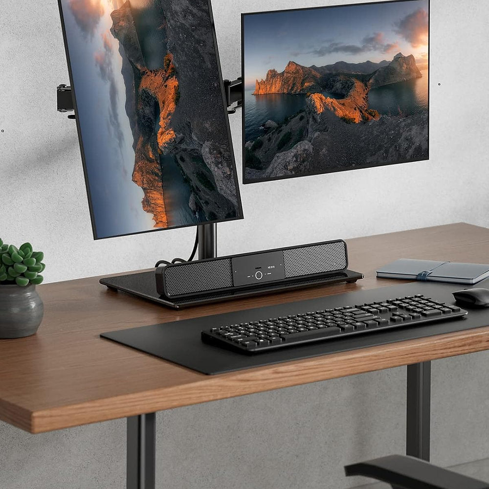 Suport monitor, stand doua monitoare, regrabil, ErGear , 13-32"