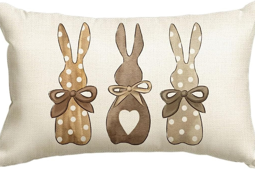 Fata de perna paste, Artoid, Three Bunnies, 30 x 50cm