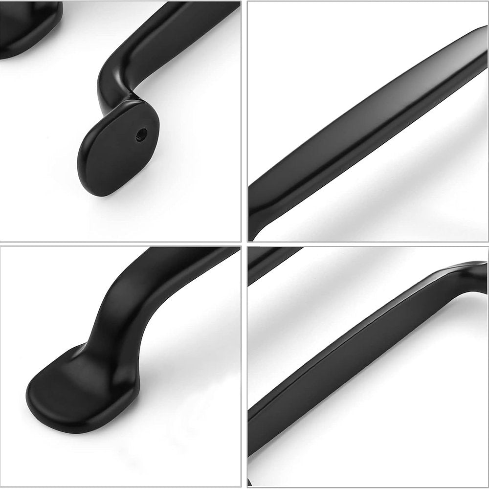Maner mobila, sertar Furniware, negru, 193mm