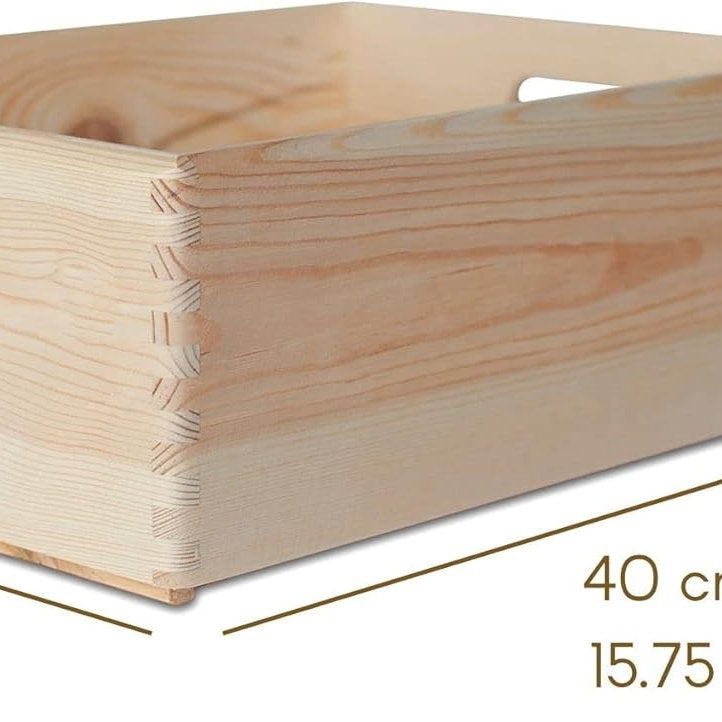 Cutie lemn, depozitare, transport, 40x30x13cm