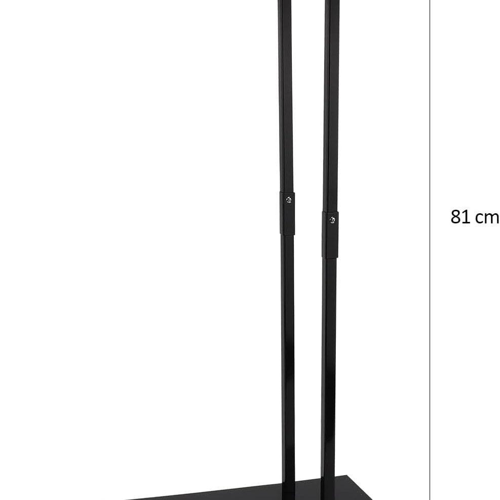Suport prosoape pe stand, 81cm, negru