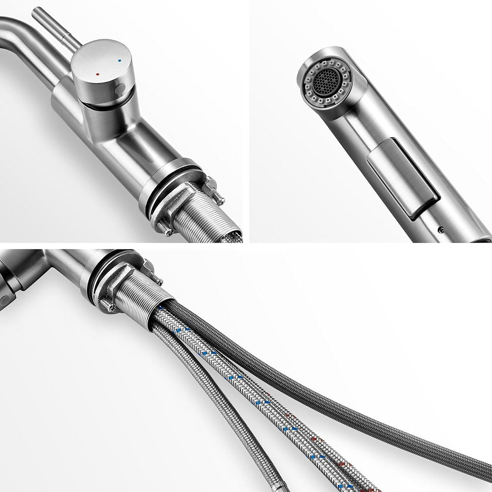 Robinet retractabil, cu pulverizator LONHEO, 360°