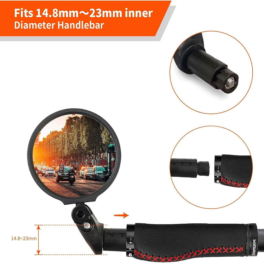 Oglinzi pentru bicicletă si electrică, HD, 360, Homieway