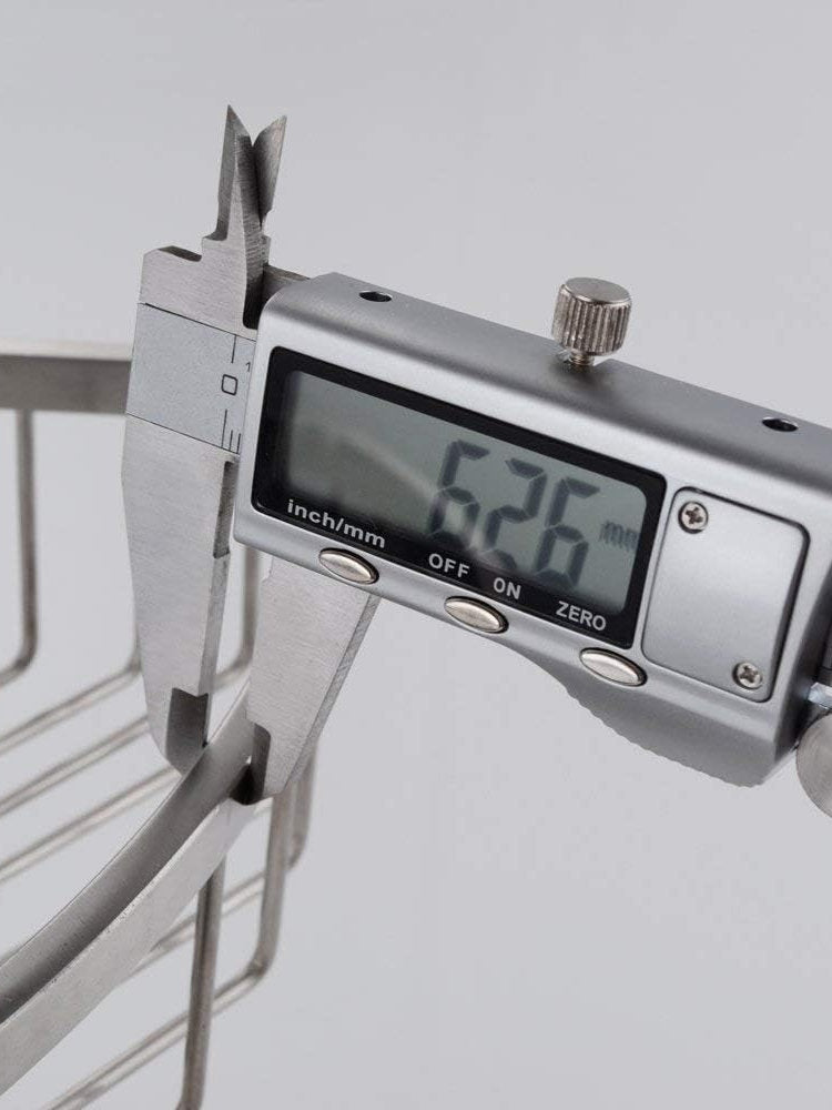Rafturi perete Konhard CS002 INOX periat, pentru baie și duș, pe 2 nivele