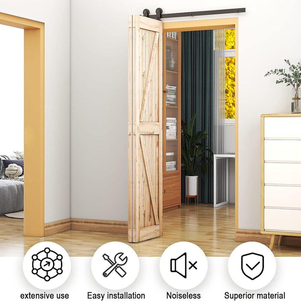 Kit de montare usi pliabile, mecanism usa plianta, hambar