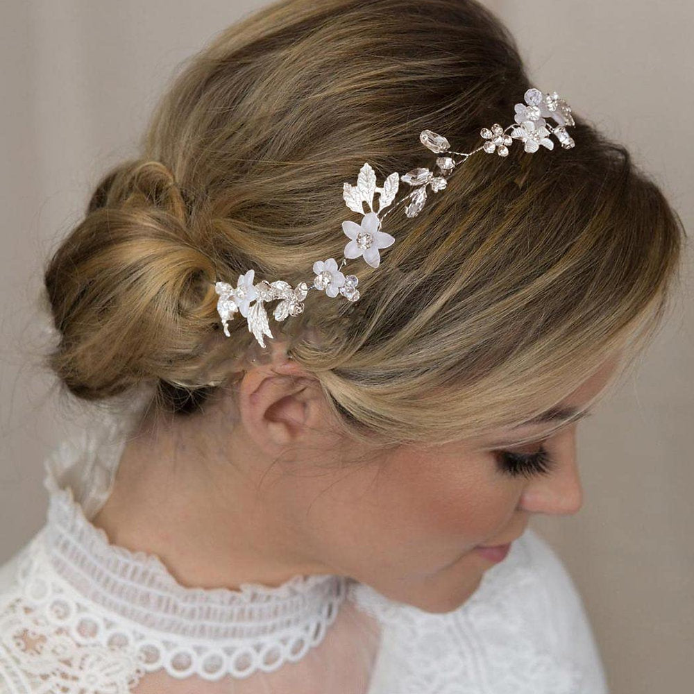 Accesorii par mirese bentite, diferite modele, flori, perle