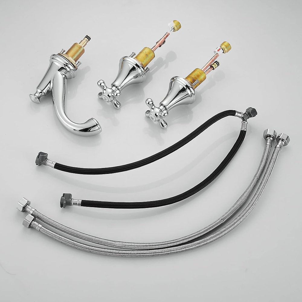 Baterie Kelelife, Robinet 3 piese cromat, alama