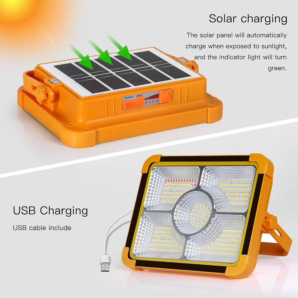 Lampa cu incarcare solara, multifunctionala, 100W