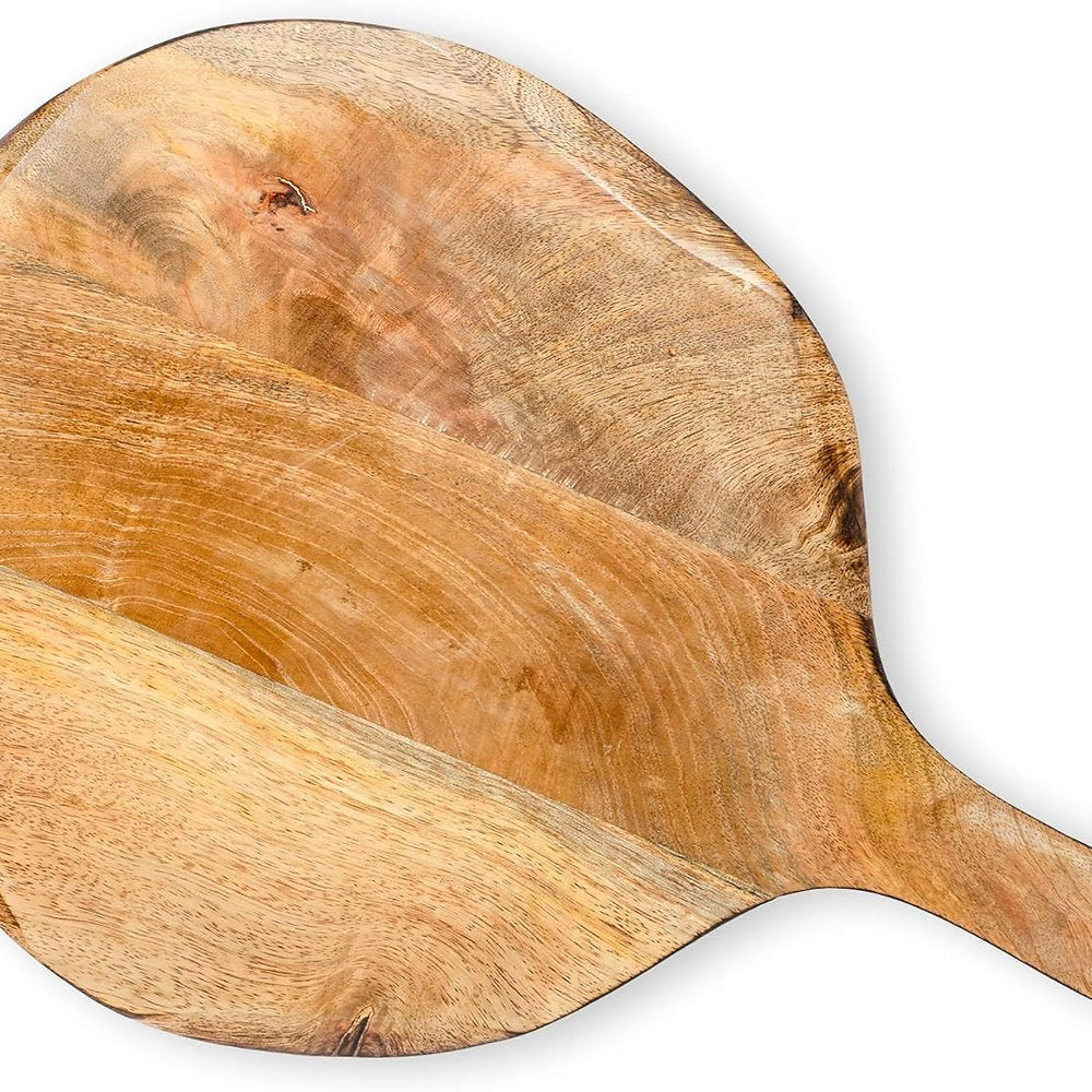 Tabla servire, placa lemn pizza, 40x28x2.5cm